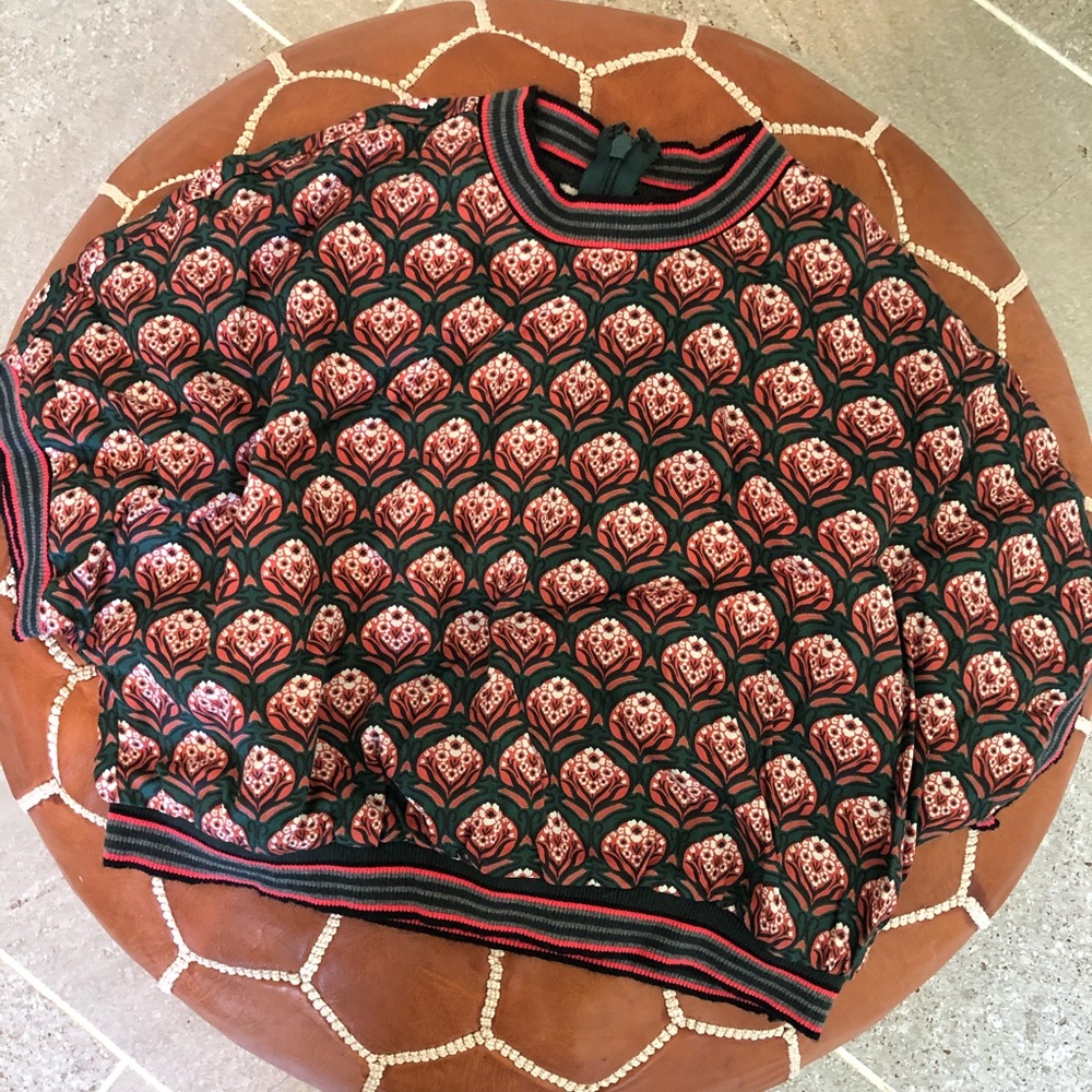Patterned crop top - Picture 2 of 4